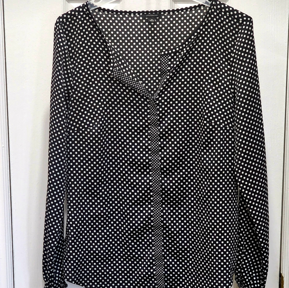 Polka-dot blouse